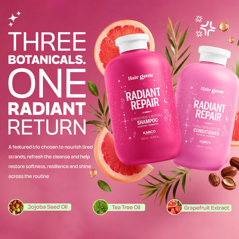 Radiant Repair Shampoo + Conditioner 500ml
